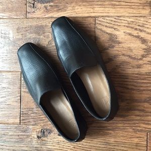 Leather loafers